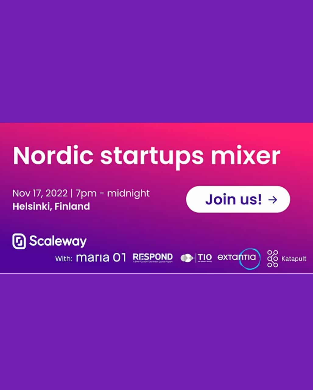 Nordic Startup Mixer